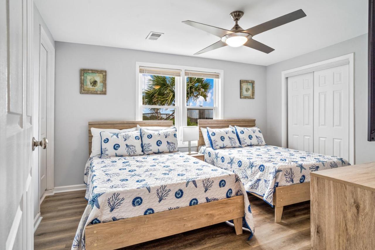 Willa Ocean Daze - Sleeps 22, Direct Oceanfront, Renovated May 2022 Holden Beach Zewnętrze zdjęcie